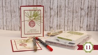 DIY - 12 Karten bis Weihnachten - #11 - Stampin' Up!