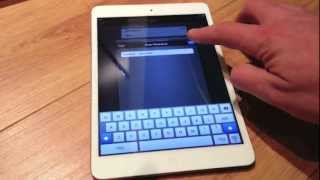 iPad Mini Unboxing and First impressions (White)