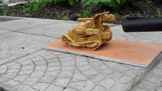UE-57 ИЗ ПЛАСТИЛИНА УНИЧТОЖЕНИЕ