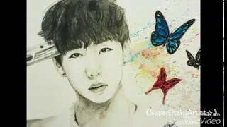 BTS - Kim Taehyung Fanart [방탄소년단•김태형] Speed Drawing