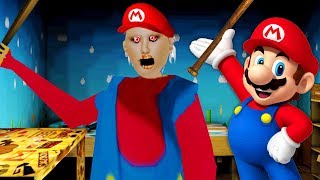 БАБКА ГРЕННИ МАРИО В РЕАЛЬНОЙ ЖИЗНИ В МАЙНКРАФТЕ GRANNY ! НУБИК ИГРАЕТ В MINECRAFT МУЛЬТИК