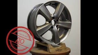 Диски Hyundai iX35 после порошковой покраски в заводской цвет