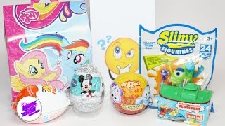 Kinder Mini Mix #19, МЛП, Паровозик Денди, Смешарики, Микки Маус, Университет Монстров