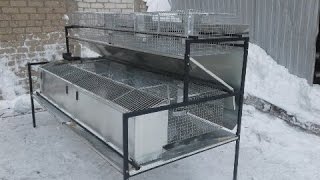 пристеночная клетка для кроликов