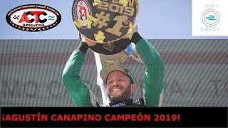 ¡Agustín Canapino campeón 2019 del TC!