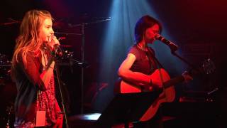 12 yo Abby Miller performs a duet with 13 yo Rain Maxwell at charity concert for Taylor Love