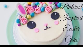Pinterest Inspired Easter Carrot Cake|Easter Bunny Cake