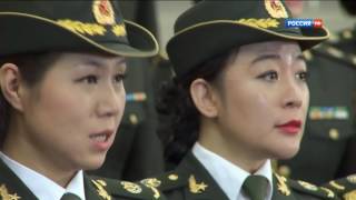"Священная война". Поют китайские военные (Хор НОАК)