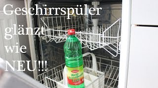 Geschirrspülmaschine glänzt wie NEU !! Dishwasher shines like NEW !