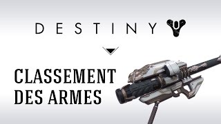 [FR] Destiny : Classement / Top des Armes les + utilisées PVE/PVP