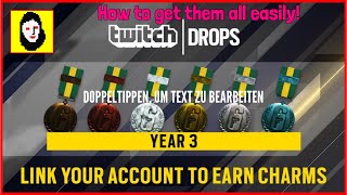 *New* TWITCH DROPS ARE COMING - How to get all 6 Charms easily?!? Rainbow Six Siege News PRO FINALS