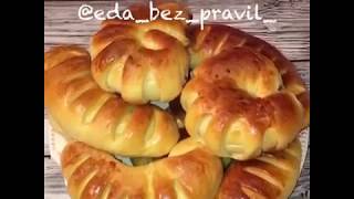 Булочки с джемом. Рецепт вкусных булочек с джемом. Рецепт в описании???