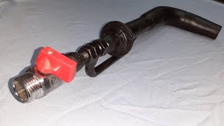 ИНЖЕКЦИОННАЯ ГОРЕЛКА ДЛЯ ГОРНА ! ПЕРВОЕ ИСПЫТАНИЕ ,ПЛАВЛЮ АЛЮМИНИЙ ! GAS BURNER OWN HANDS.