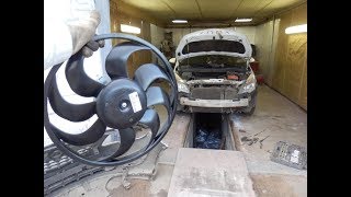 Опель мерива В замена вентилятора