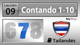 Lección 09: Contando 1-10 (Estudiar Tailandés)