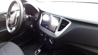 Замена штатной магнитолы в Hyundai Solaris_Accent 2017