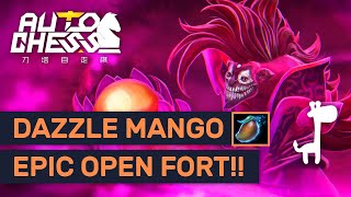 DAZZLE MANGO OPEN FORT!! Dota Auto Chess EPIC COMEBACK STRATEGY!