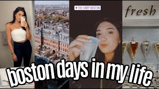 BOSTON VLOG: hauls, a few tears (ugh) + exploring the city