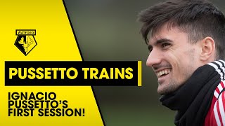 IGNACIO PUSSETTO'S FIRST TRAINING SESSION