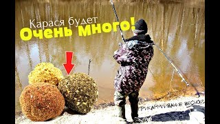 Как прикормить очень много карася весной? Секреты прикармливания карася весной в апреле и мае!