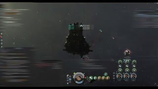 Infested Carrier (Capital NPC ) Eve Online Solo Kill