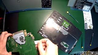 Как разобрать и почистить ноутбук Fujitsu Lifebook UH572