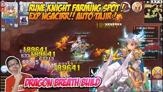 Ragnarok M eternal love : Rune knight dragon breath farming ! Exp ngacir !