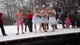 4 февраля 2017 года. 35 -  летие клуба моржей "Озерки" в Санкт-Петербурге