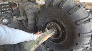 Начал строить вездеход ШРЭК, бортоповоротный! Уникальная схема трансмиссии! Ваше мнение?