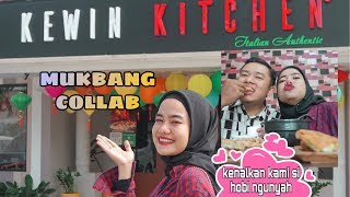 MUKBANG COLLAB DI KEWIN KITCHEN ITALIAN FOOD, INDONESIAN FOOD, AND COFFEE TIME