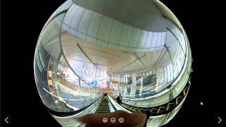 ノースゲートビルディング7階から時空の広場へ