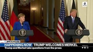 President Donald Trump, German Chancellor Merkel holds joint press conference | ABC News