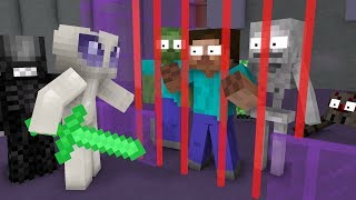 Monster School: ALIENS VS MONSTERS | Alien Invasion - Minecraft Animation