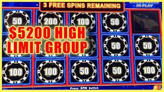 ? $5200 HIGH LIMIT ?Group Pull? @Cosmopolitan Las Vegas ✦ Slot Machine Pokies w Brian Christopher