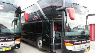 South West Tours Comfort edition Setra dubbeldekker interieurimpressie