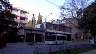 Прогулка по улице Победы в Лазаревском, от столовой "ТИС". Lazarevskoe SOCHI RUSSIA