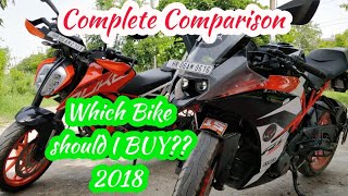 KTM duke 390 vs KTM RC 390 | complete comparison | which bike should you buy