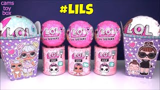 LOL LILS LIL SISTERS 4 5 Surprise DOLLS Glitter Series 1 Unboxing