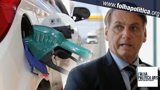 Bolsonaro mostra peso do ICMS no preço final do combustível: ‘e conhecereis a verdade…’