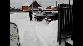 Мотокультиватор НЕВА МК80-Р с отвалом для уборки снега