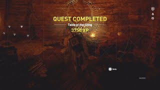 Assassin's Creed Origins - Taste Her Sting Quest Full Walkthrough (All Ritual Locations + Reward)