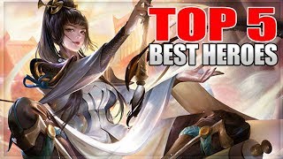 2019 TOP 5 BEST HEROES IN MOBILE LEGENDS