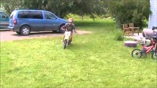 Brody's First Day On His Suzuki RM 65