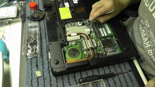 Repair instructions Fujitsu Siemens Amilo XA2528 laptop heating problems