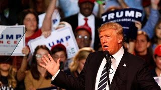 Donald Trump cierra su campaña fiel a su estilo -