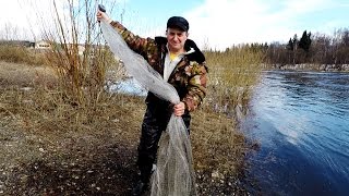 Кастинговая сеть Накидка - Парашют! Как правильно забросить кастинговую сеть Накидку - Парашют!