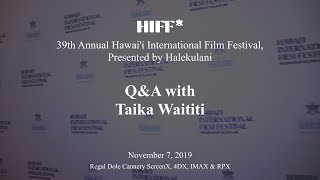 HIFF Fall 2019 - Q&A with Taika Waititi