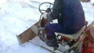 Мотоблок АГРОС в работе.
