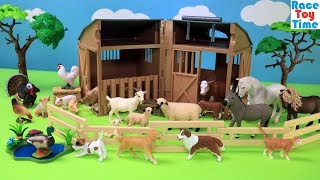 Farm Barn CollectA Playset - Fun Animal Toys For Kids