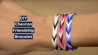 DIY Chevron Friendship Bracelet - HGTV Handmade